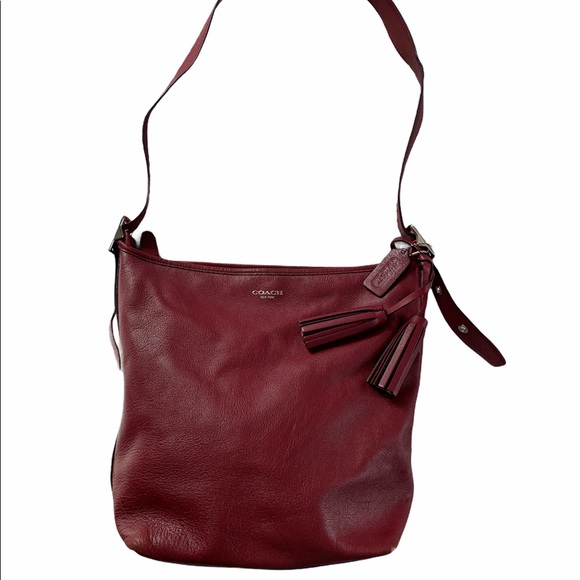 ❌SOLD❌Coach Legacy Duffel Shoulder Bag - Red - Picture 4 of 16